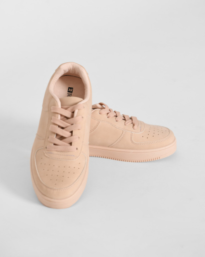 Легкі кеди кольору пуда 45085, Колір: Пудровий, Розмір: 37, зображення 5