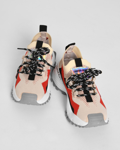 Літні кросівки на високій підошві 45015, Колір: Мультиколор, Розмір: 37, зображення 2