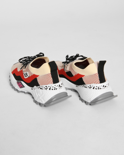 Літні кросівки на високій підошві 45015, Колір: Мультиколор, Розмір: 37, зображення 3