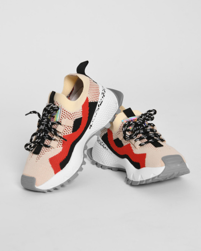 Літні кросівки на високій підошві 45015, Колір: Мультиколор, Розмір: 37, зображення 5