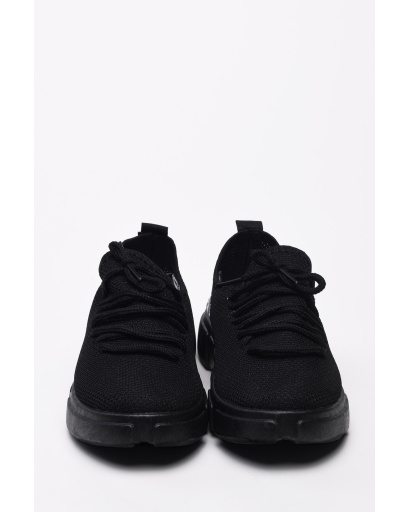 Черные кеды из текстиля 35222, Цвет: Черный, Размер: 39, изображение 2