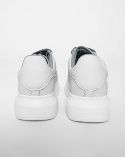 Женские белые кеды 45465, Цвет: Белый, Размер: 37, изображение 5