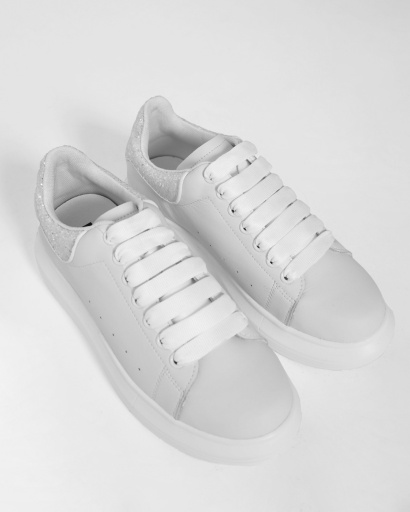 Натуральные белые кеды 45466, Цвет: Белый, Размер: 39, изображение 2