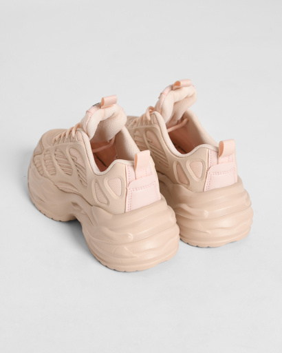 Модные розовые кроссовки на высокой подошве 45008, Цвет: Розовый, Размер: 41, изображение 5