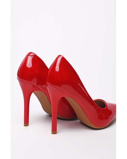 Красные туфли-лодочки из эко-кожи 35235, Цвет: Красный, Размер: 37, изображение 3