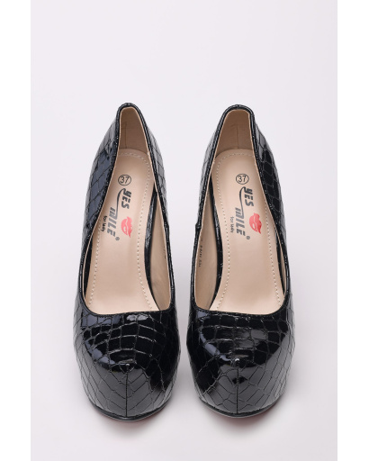 Стильні вечірні туфлі 35237, Колір: Чорний, Розмір: 37, зображення 2