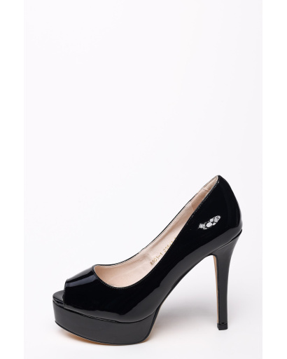 Черные туфли на высоком каблуке 35238, Цвет: Черный, Размер: 37, изображение 4