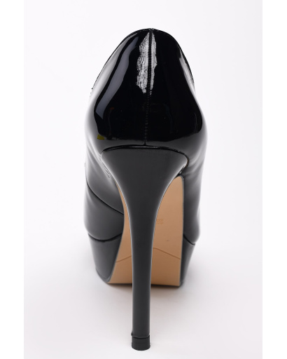 Черные туфли на высоком каблуке 35238, Цвет: Черный, Размер: 37, изображение 6