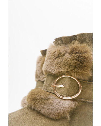 Ботинки Quincy -26884-1 28990, Цвет: Хаки, Размер: 37, изображение 2