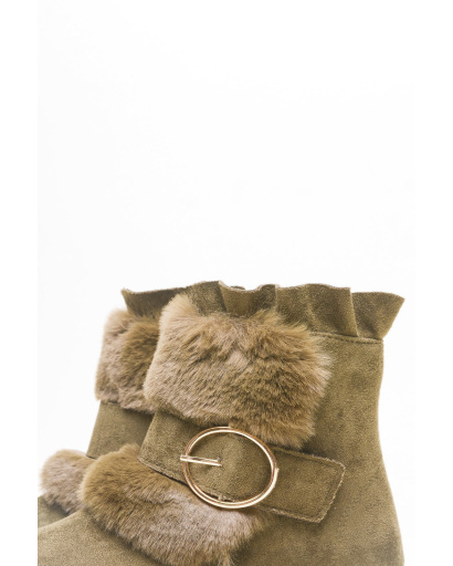 Ботинки Quincy -26884-1 28990, Цвет: Хаки, Размер: 37, изображение 3