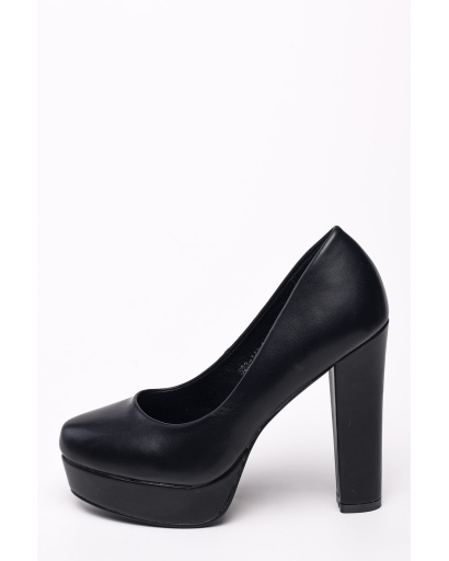 Женские черные туфли из эко-кожи 35232, Цвет: Черный, Размер: 37, изображение 2