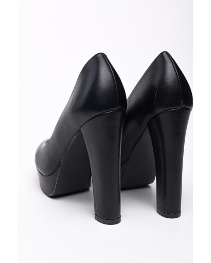 Женские черные туфли из эко-кожи 35232, Цвет: Черный, Размер: 37, изображение 4