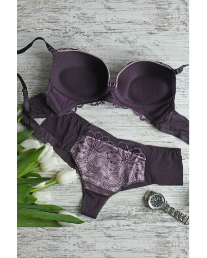 Комплект Mon petit Tillii -31482-19 35150, Цвет: Лавандовый, Размер: 75 В трусики М, изображение 3