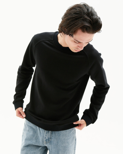 Мужской синий свитшот с тринитки 31931, Цвет: Темно-синий, Размер: L, изображение 3