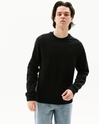 Мужской синий свитшот с тринитки 31931, Цвет: Темно-синий, Размер: L, изображение 4