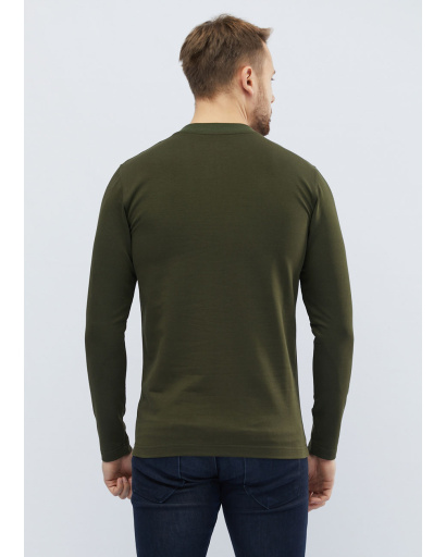 Лонгслив CRC -102-1 30005, Цвет: Хаки, Размер: S, изображение 3