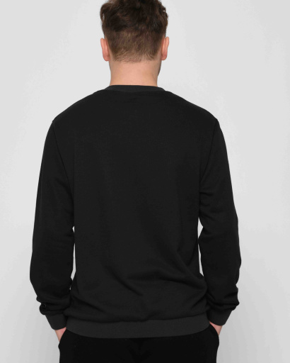 Однотонный графитовый мужской свитшот 31934, Цвет: Графит, Размер: S, изображение 4