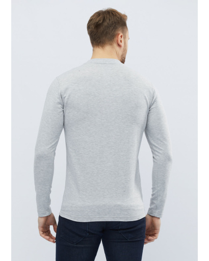 Лонгслив CRC -102-4 29876, Цвет: Серый, Размер: S, изображение 3