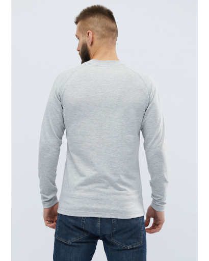 Лонгслив CRC -103-4 29877, Цвет: Серый, Размер: S, изображение 3