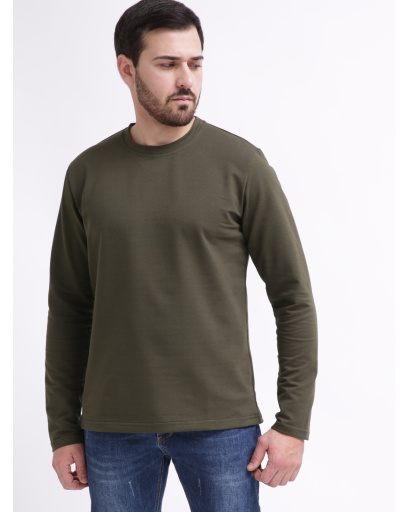 Лонгслив CRC -163-1 55833, Цвет: Хаки, Размер: M, изображение 3