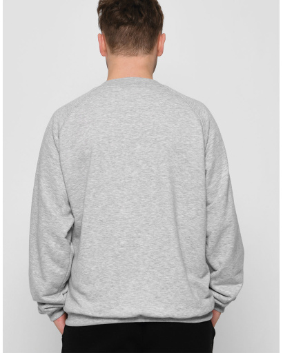 Утеплений сірий чоловічий світшот на флісі 29886, Колір: Сірий, Розмір: S, зображення 4