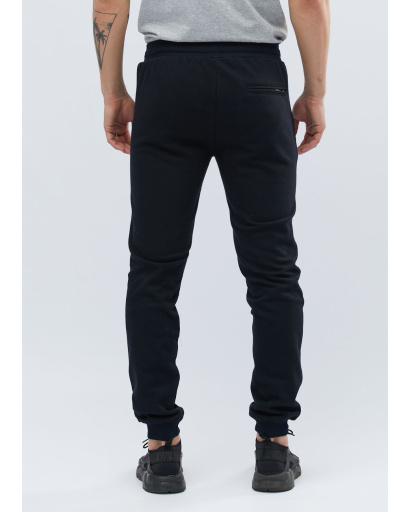 Звужені спортивні штани колір темно-синій 31927, Колір: Темно-синій, Розмір: S, зображення 3