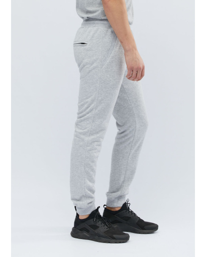 Зауженные спортивные штаны цвет серый 31928, Цвет: Серый, Размер: M, изображение 2