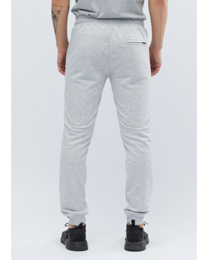 Зауженные спортивные штаны цвет серый 31928, Цвет: Серый, Размер: M, изображение 3