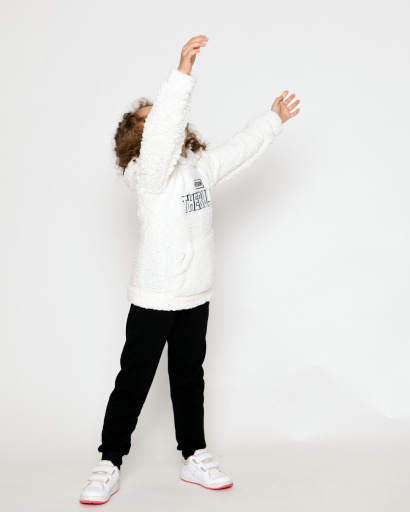 Плюшевый детский костюм с капюшоном "Inversion THERULES" 53197, Цвет: Белый, Размер: 116, изображение 6