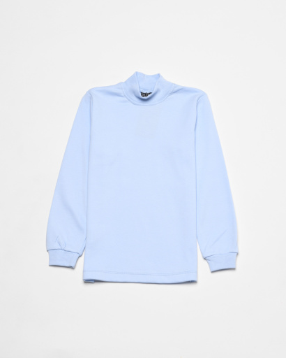 Детский гольф с воротником-стойкой 53222, Цвет: Голубой, Размер: 116, изображение 2