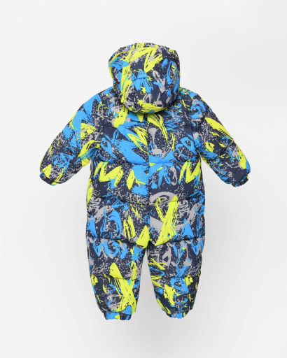 Зимний детский комбинезон с ярким рисунком 43513, Цвет: Синий, Размер: 86, изображение 4