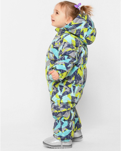 Разноцветный детский комбинезон на зиму 43515, Цвет: Серый, Размер: 86, изображение 6