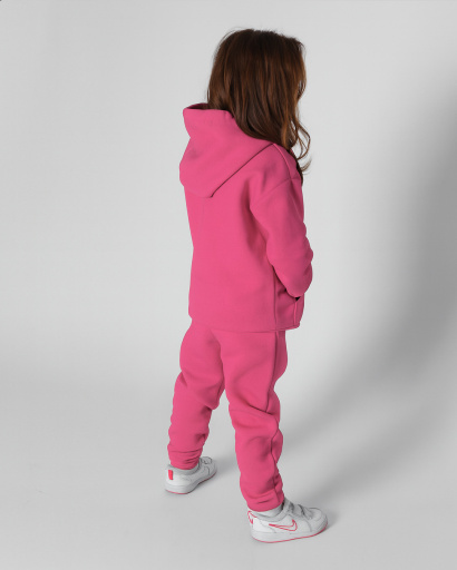 Дитячий малиновий спортивний костюм унісекс на флісі 53302, Колір: Малина, Розмір: 116, зображення 5