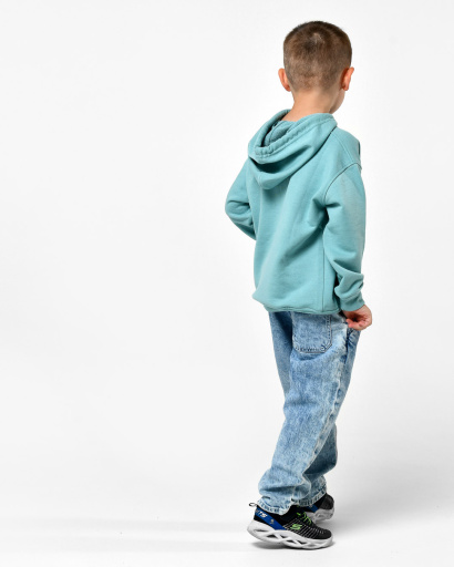 Детский худи унисекс цвета мята 55693, Цвет: Мята, Размер: 116, изображение 2