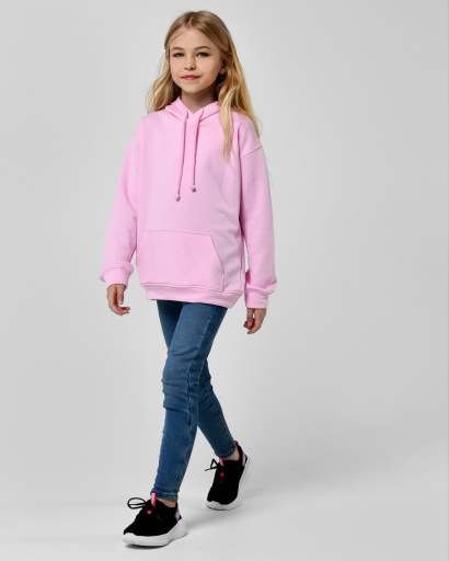 Дитячий худі унісекс колір троянда 55694, Колір: Рожевий, Розмір: 110, зображення 4