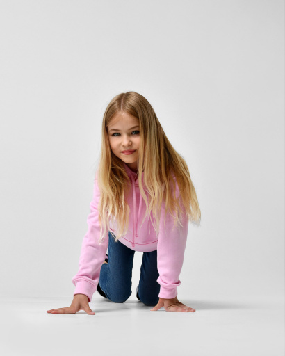 Дитячий худі унісекс колір троянда 55694, Колір: Рожевий, Розмір: 110, зображення 6