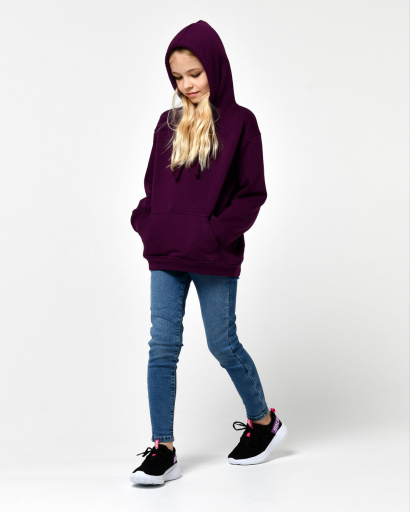 Дитячий худі унісекс фіолетового кольору 55699, Колір: Фіолетовий, Розмір: 140, зображення 4