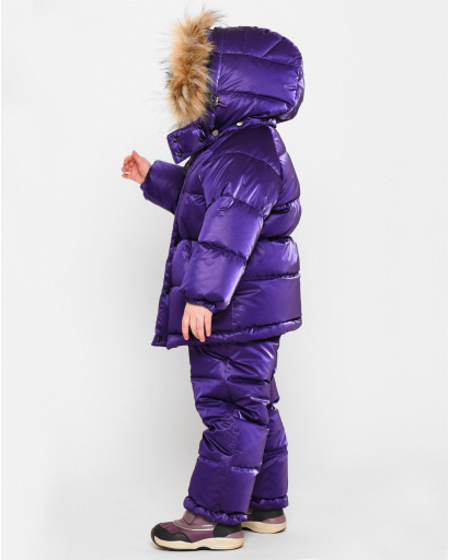 Фиолетовый зимний комбинезон для малышей 1-5 лет 43508, Цвет: Фиолетовый, Размер: 98, изображение 7