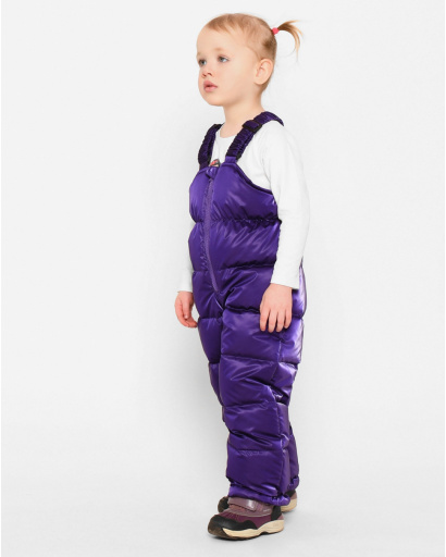 Фиолетовый зимний комбинезон для малышей 1-5 лет 43508, Цвет: Фиолетовый, Размер: 98, изображение 9