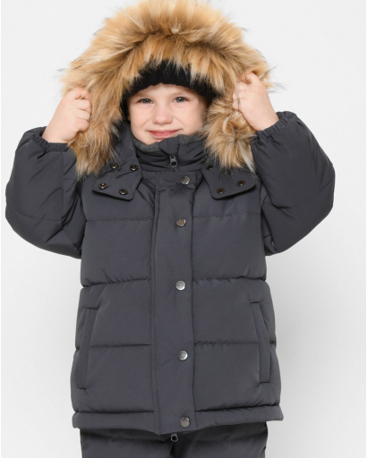 Дитячий зимовий комплект із комбінезоном 43511, Колір: Джинс, Розмір: 98, зображення 5