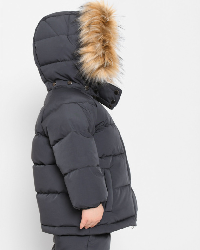 Дитячий зимовий комплект із комбінезоном 43511, Колір: Джинс, Розмір: 98, зображення 6