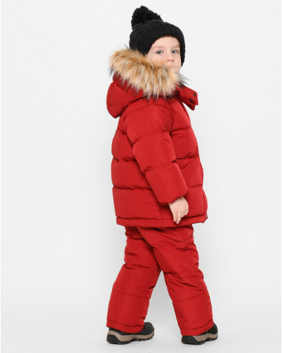 Красный зимний комплект для малышей 1-5 лет 43512, Цвет: Красный, Размер: 98, изображение 5