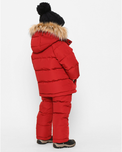 Красный зимний комплект для малышей 1-5 лет 43512, Цвет: Красный, Размер: 98, изображение 6