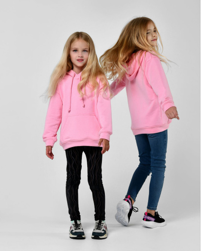 Дитячий худі унісекс колір св. троянда 55707, Колір: Світло-рожевий, Розмір: 116, зображення 5