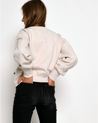 Подростковый свитшот с вышивкой "Shake it off" 52541, Цвет: Бежевый, Размер: 170, изображение 3