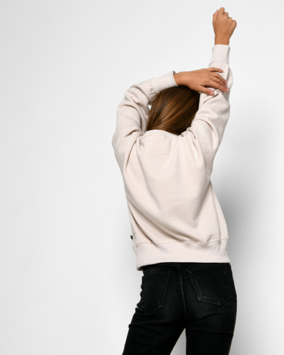 Подростковый свитшот с вышивкой "Shake it off" 52541, Цвет: Бежевый, Размер: 170, изображение 5