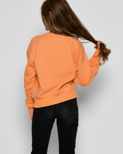 Подростковый свитшот с вышивкой "Shake it off" 52543, Цвет: Оранжевый, Размер: 158, изображение 4