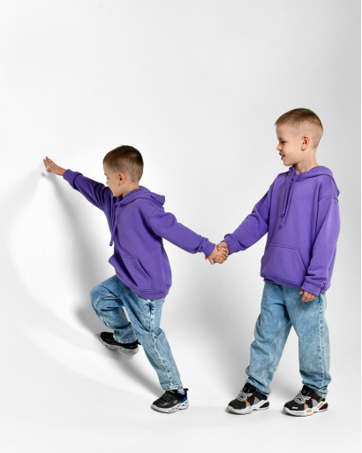 Худи CARICA KIDS HD-12017-33 55713, Цвет: Лавандовый, Размер: 122, изображение 3