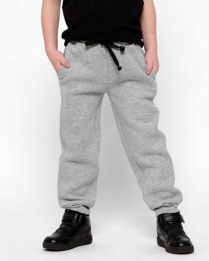 Дитячі спортивні штани в сірому кольорі 32010, Колір: Сірий, Розмір: 92, зображення 4