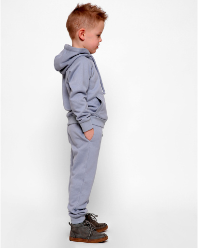 Дитячі штани в сіро-блакитному кольорі 32012, Колір: Блакитний, Розмір: 92, зображення 2